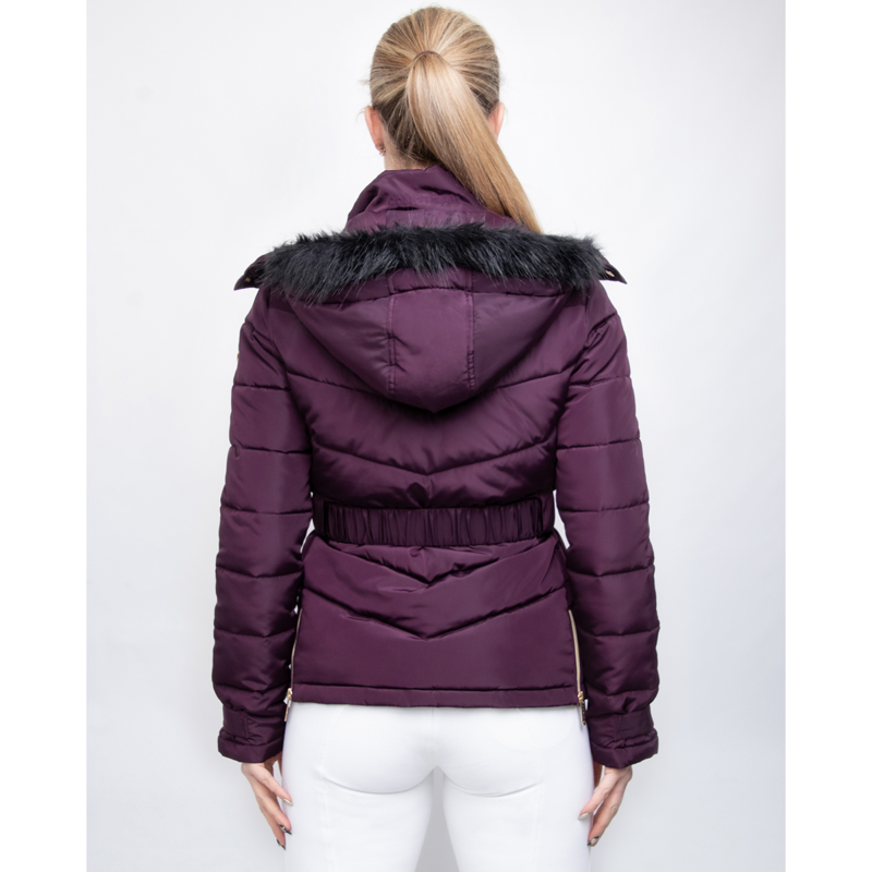 Coldstream Cornhill Quilted Coat - Mulberry Purple-1